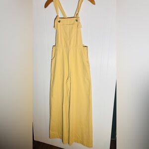 Papermoon Mustard Women's Denim Overalls